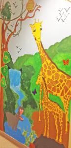 LCHC Pediatric jungle mural