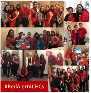 collage_bh_ops_pass_orange_obgyn (1) Groups of people in red clothes