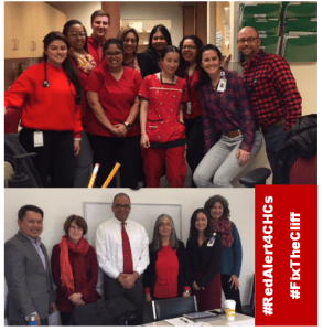 collage_board_green Groups of people in red clothes