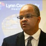 Dr. Kiame Mahaniah, LCHC CEO, speaking at LCHC Pharmacy Groundbreaking