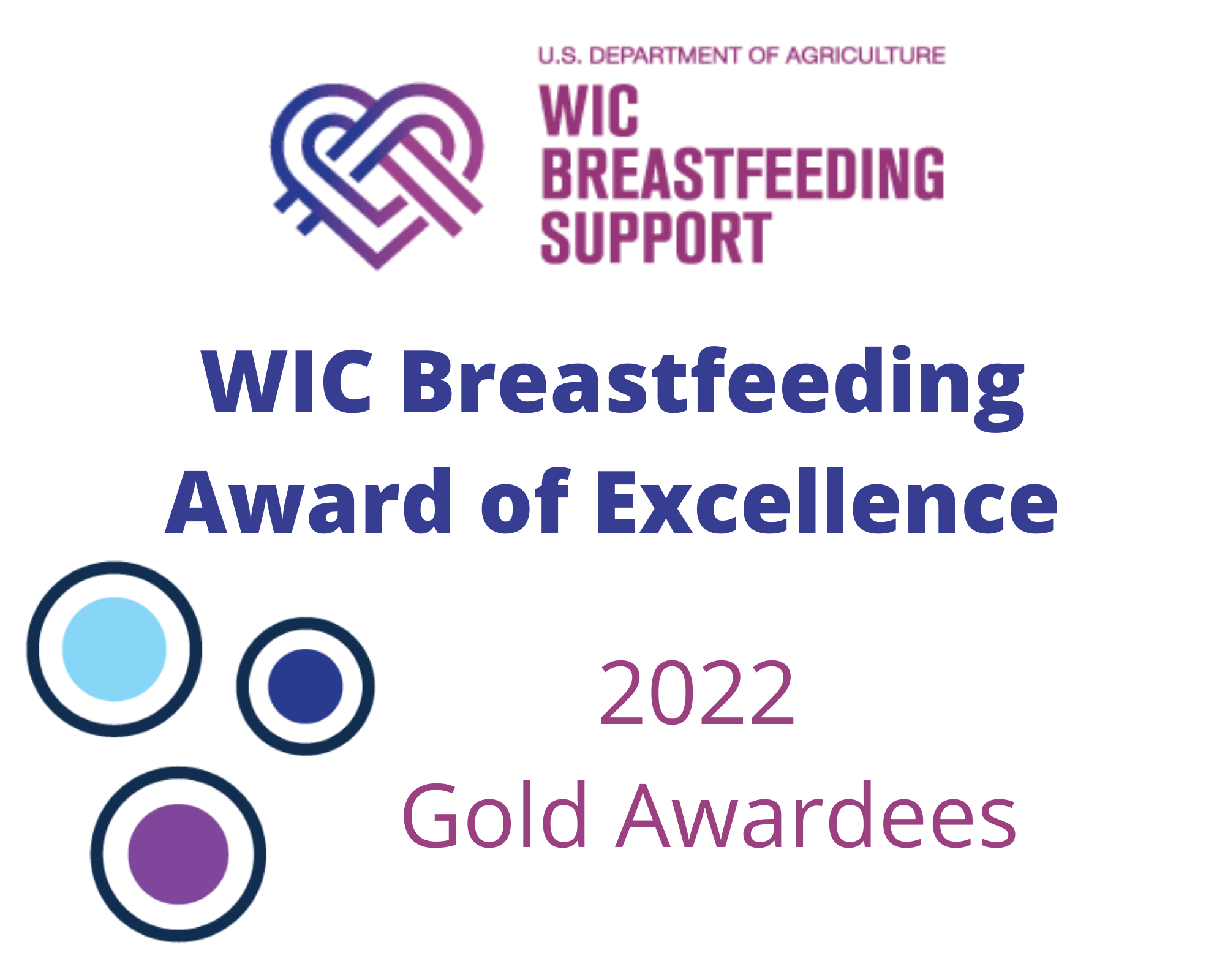 WIC (Women, Infants, and Children) 6 WIC Breastfeeding Award for Excellence
