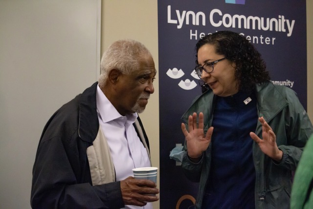 Hervali and Nelson Medium Board members talking