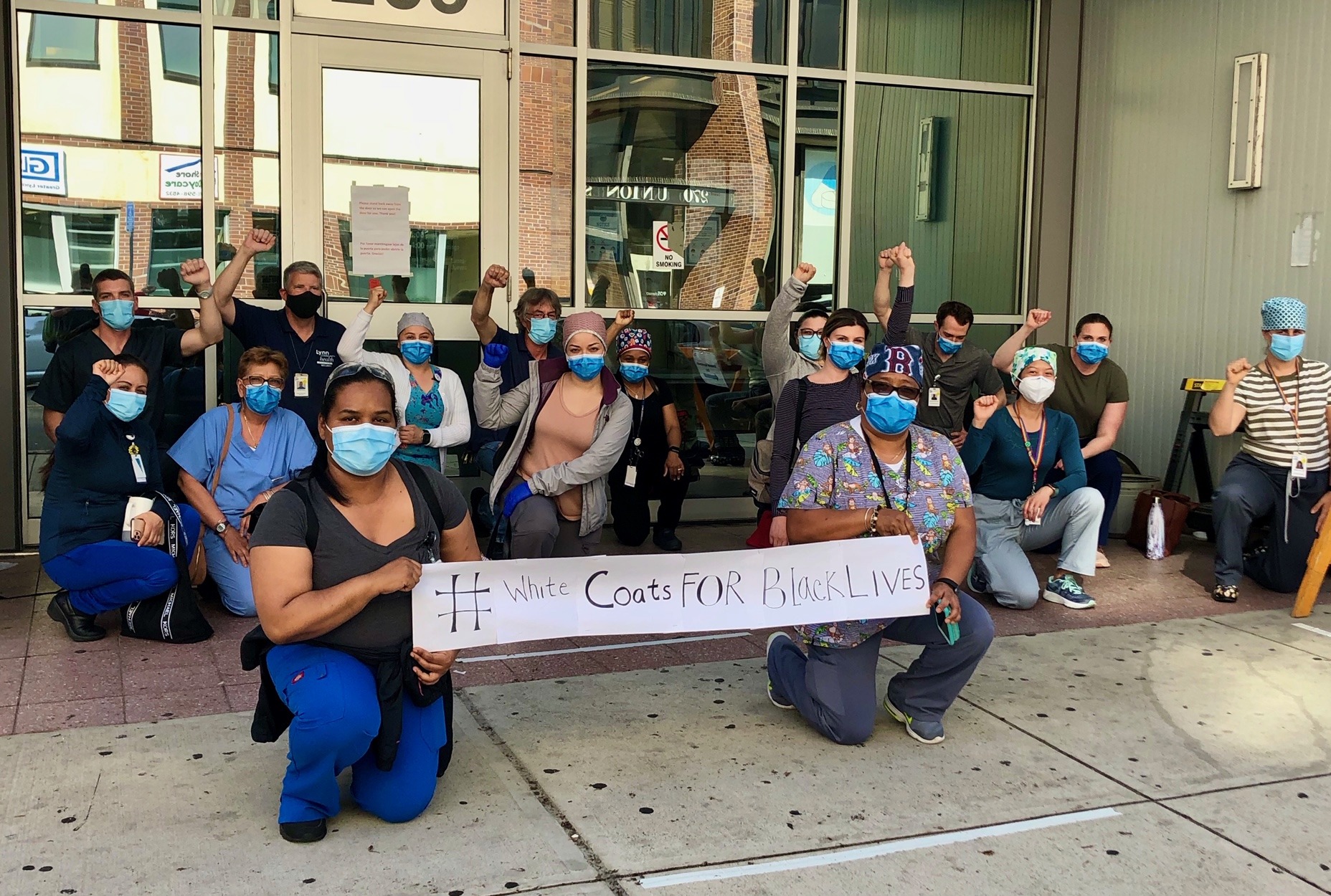 white coats for black lives