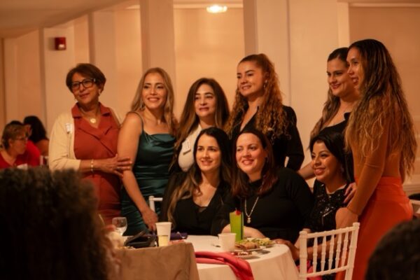 LCHC staff members at event table