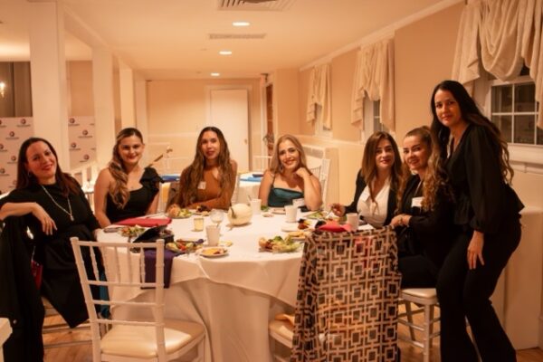 LCHC staff members at event table