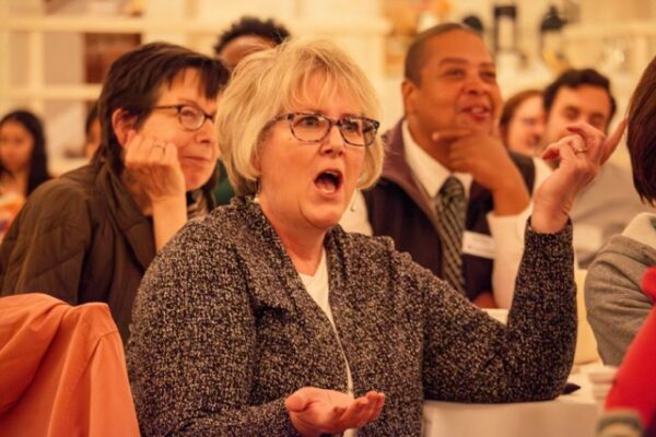 Linda Galligani at LCHC event