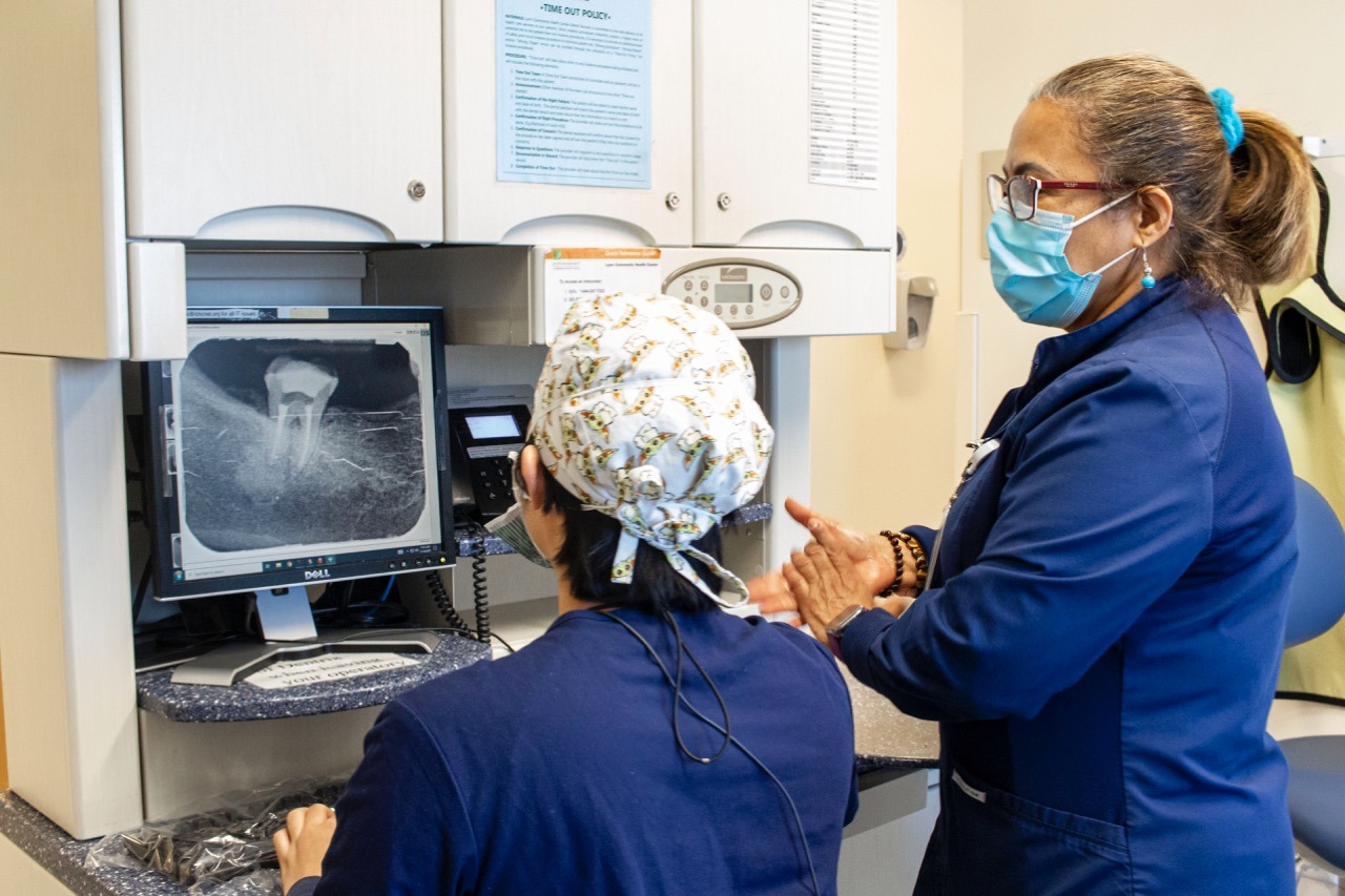 A team of professionals providing comprehensive dental care in Lynn Community Health Center.