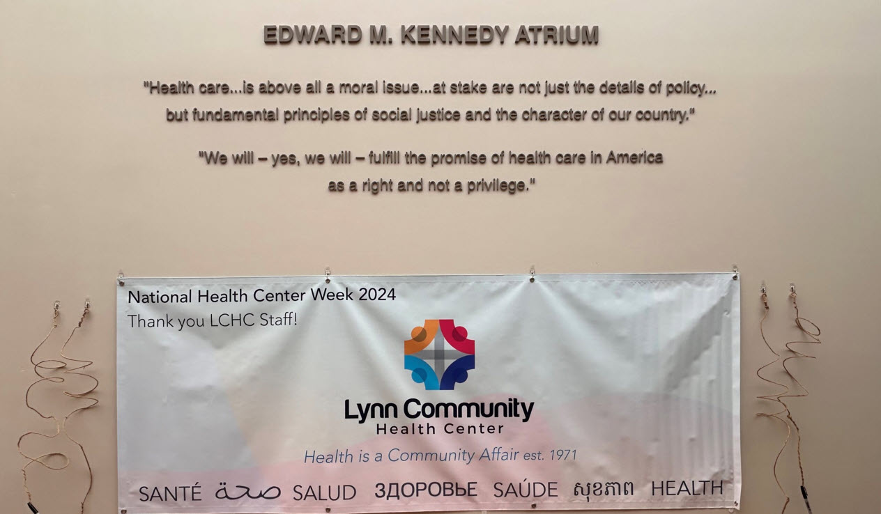 National Health Center Week sign
