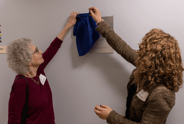 Honoring the Legacy of Dr. Marc Levine 2 SIgn Unveiling