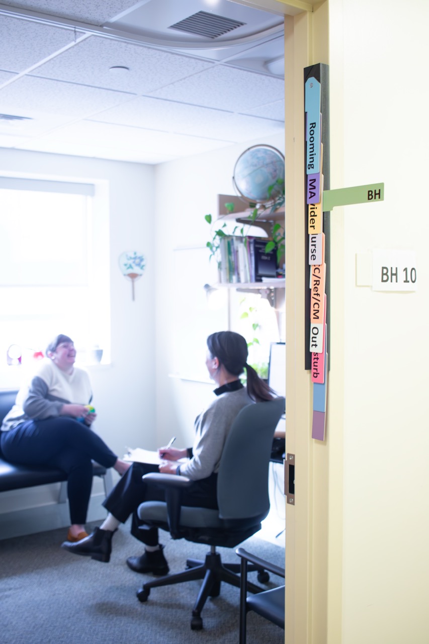 Behavioral Health Careers 9 Therapist providing counseling at LCHC