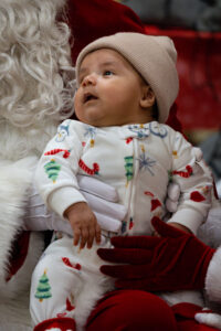 Baby's First Holiday 1 Baby being held by Santa