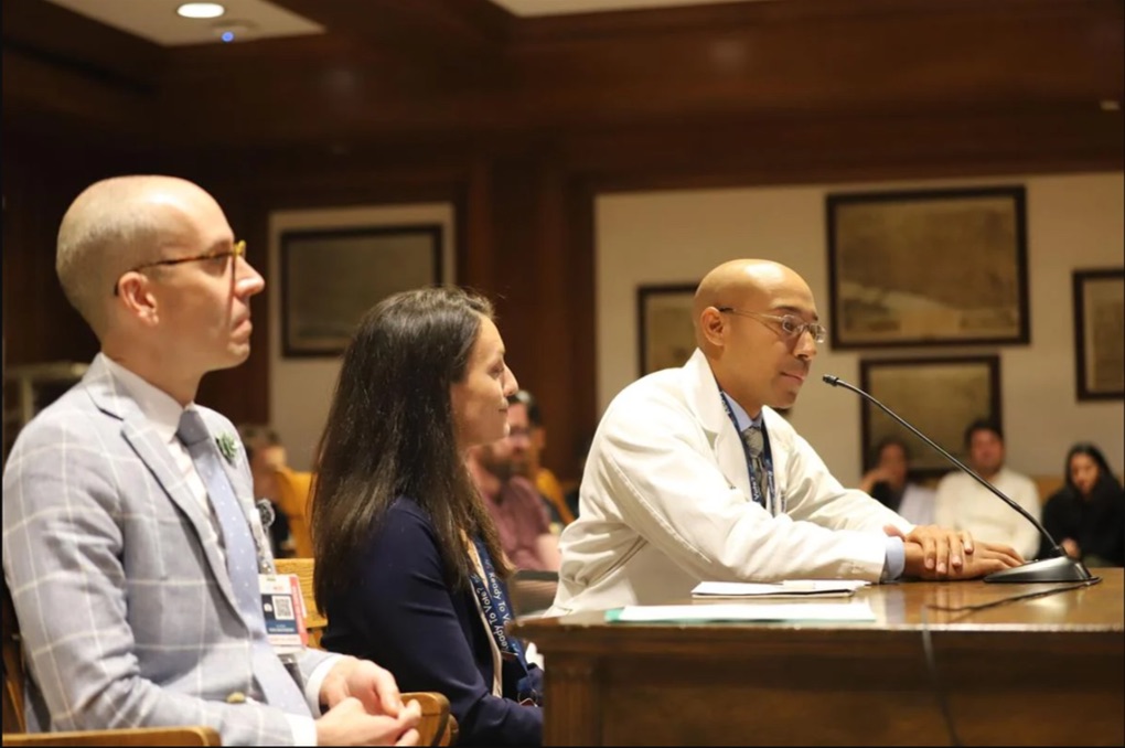 LCHC team testifying