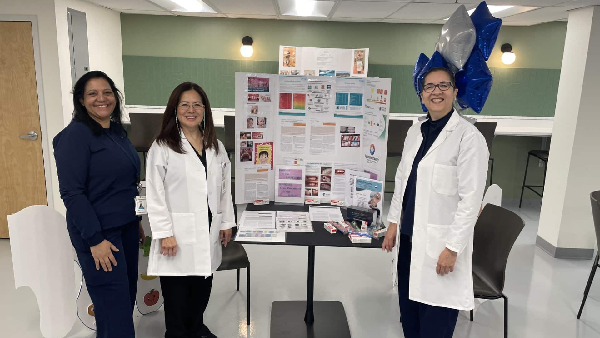 Community Voices at the Center of Care 1 dental table and showcase